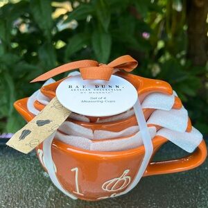 Rae Dunn pumpkins measuring cups